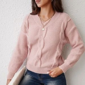 Soft pink sweater
